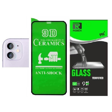 محافظ صفحه نمایش روبیکس مدلCR-iP11برای گوشی اپل iPhone 11+محافظ لنز دوربین