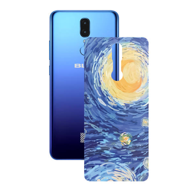 برچسب پوششی راک اسپیس طرح Starry Night مناسب برای گوشی موبایل بلو G9