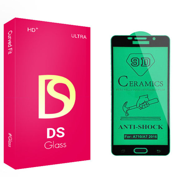 محافظ صفحه نمایش سرامیکی دی اس مدل FLL مناسب برای گوشی موبایل سامسونگ Galaxy A7 2016/A710