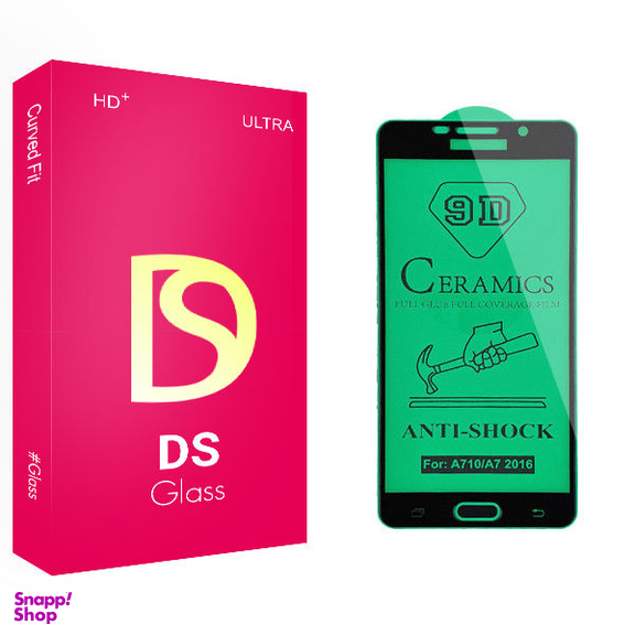 محافظ صفحه نمایش سرامیکی دی اس مدل FLL مناسب برای گوشی موبایل سامسونگ Galaxy A7 2016/A710