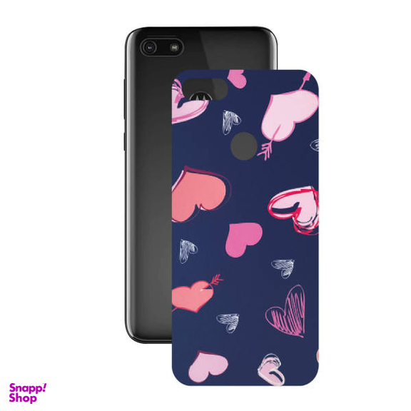 برچسب پوششی راک اسپیس طرح Heart مناسب برای گوشی موبایل موتورولا Moto E6 Play