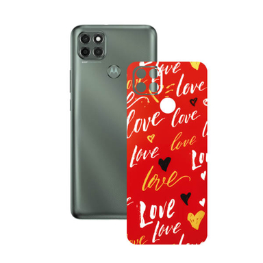 برچسب پوششی راک اسپیس طرح Love مناسب برای گوشی موبایل موتورولا Moto G9 Power