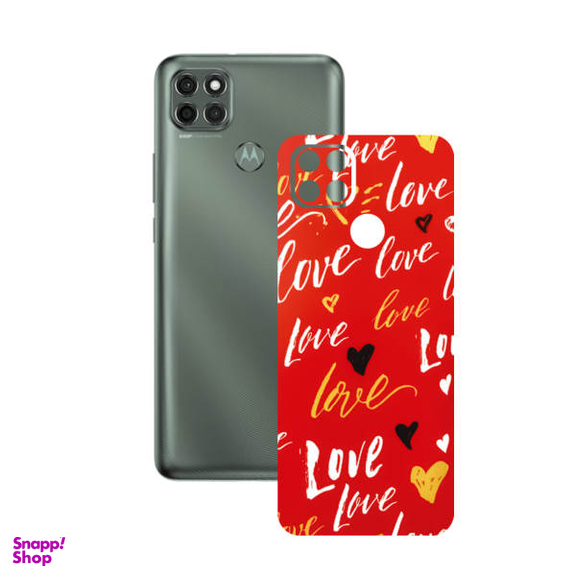 برچسب پوششی راک اسپیس طرح Love مناسب برای گوشی موبایل موتورولا Moto G9 Power