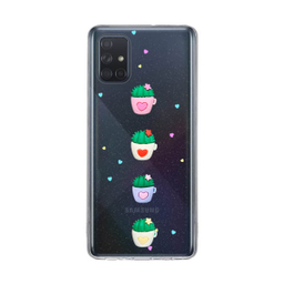 کاور دکین مدل Fanzy طرح گلدان مناسب برای گوشی موبایل سامسونگ Galaxy A71