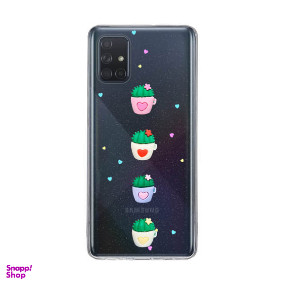 کاور دکین مدل Fanzy طرح گلدان مناسب برای گوشی موبایل سامسونگ Galaxy A71