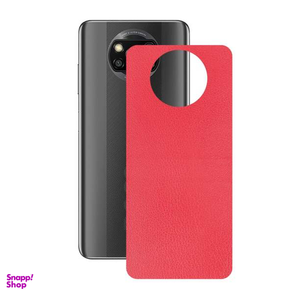 برچسب پوششی راک اسپیس طرح Leather-RD مناسب برای گوشی موبایل شیائومی POCO X3 Pro