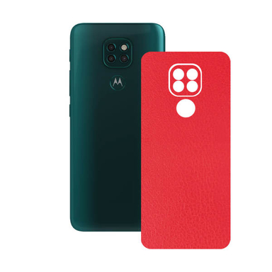برچسب پوششی راک اسپیس طرح Leather-RD مناسب برای گوشی موبایل موتورولا Moto G9 Play