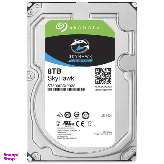 هارددیسک اینترنال سیگیت مدل SkyHawk ST8000VX0022 ظرفیت 8 ترابایت