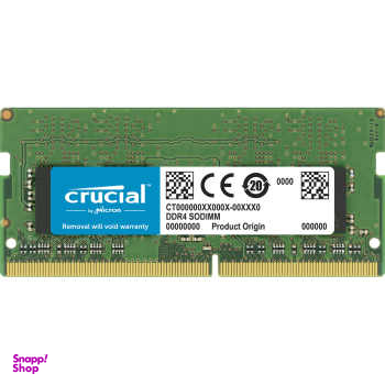 رم لپ تاپ DDR4 دو کاناله 2666 مگاهرتز CL19 کروشیال ظرفیت 16 گیگابایت