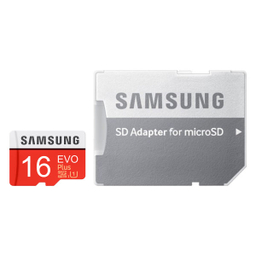 کارت حافظه microSDHC سامسونگ (Samsung) مدل Evo Plus کلاس 10 استاندارد UHS-I U1 سرعت 95MBps ظرفیت 16 گیگابایت به همراه آداپتور SD
