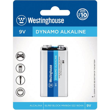 باتری کتابی وستینگهاوس مدل Dynamo Alkaline