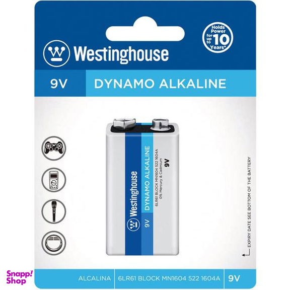 باتری کتابی وستینگهاوس مدل Dynamo Alkaline