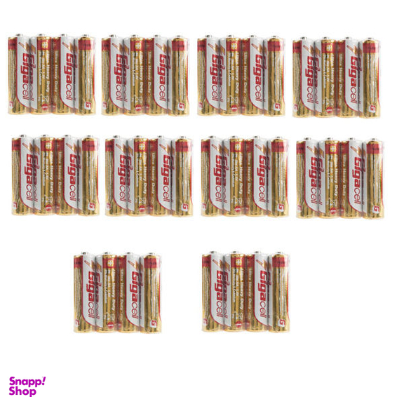 باتری قلمی گیگاسل مدل Ultra Heavy Duty بسته 40عددی