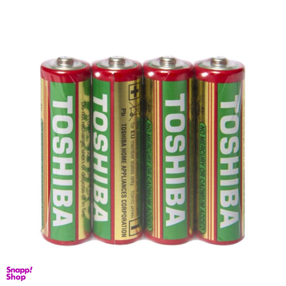 باتری قلمی توشیبا (Toshiba) مدل Heavy Duty R6 بسته 4 عددی
