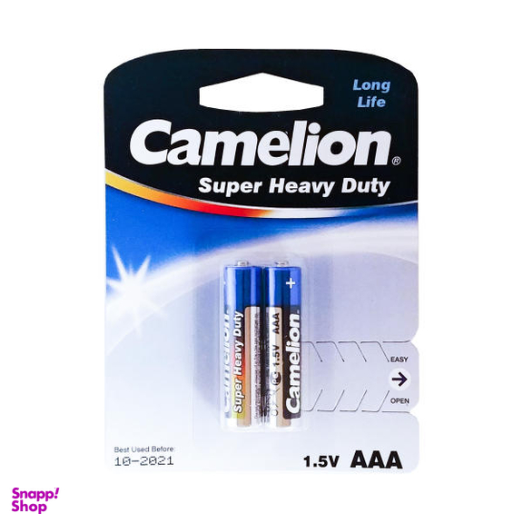 باتری نیم قلمی کملیون مدل Super Heavy Duty بسته 2 عددی