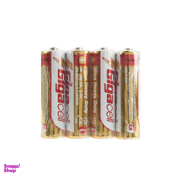 باتری قلمی گیگاسل مدل Ultra Heavy Duty بسته 4عددی