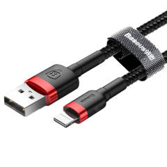 کابل تبدیل USB به لایتنینگ باسیوس مدل cafule طول 1 متر