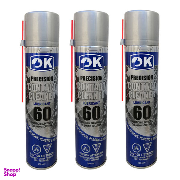 اسپری چرب اوکی مدل Contact Cleaner 60 بسته 3 عددی