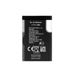 باتری موبایل مدل BL-4C BLACK ظرفیت 890 میلی آمپر ساعت مناسب برای گوشی موبایل نوکیا 1202