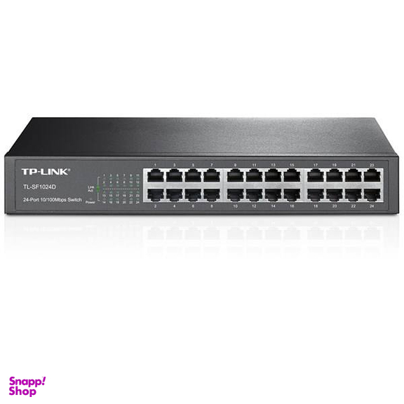 سوییچ 24 پورت مگابیتی و رکمونت تی پی-لینک مدل TL-SF1024D