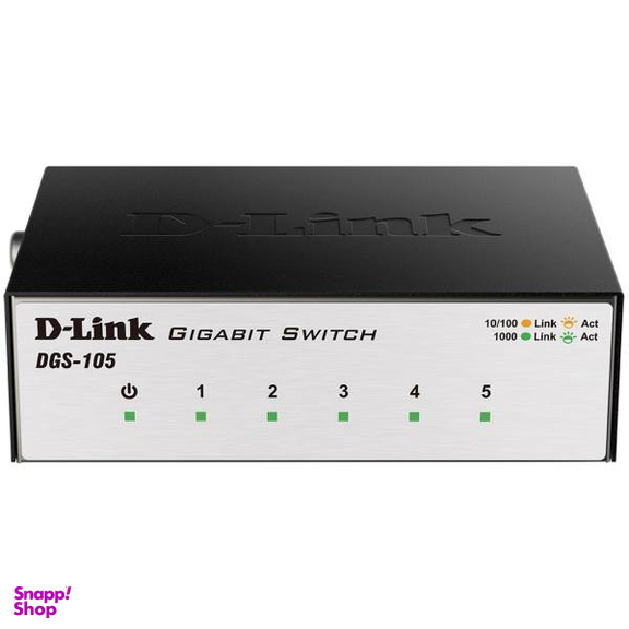 سوییچ 5 پورت گیگابیت و دسکتاپ دی-لینک مدل DGS-105