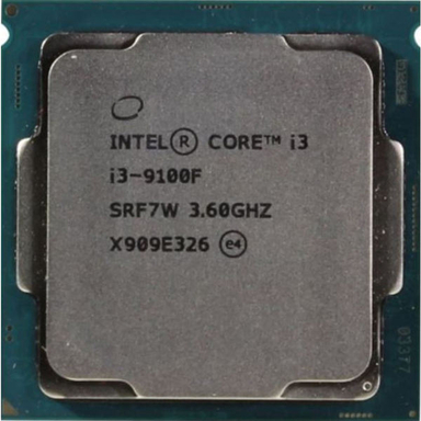 پردازنده مرکزی اینتل سری Coffee Lake مدل Core i3-9100F Tray