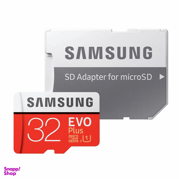 کارت حافظه Microsdhc سامسونگ (Samsung) مدل Evo Plus Uhs-I U1 سرعت 80Mbps همراه با آداپتور Sd ظرفیت 32 گیگا بایت