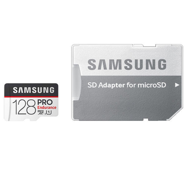کارت حافظه microSDXC سامسونگ مدل PRO Endurance کلاس 10 استاندارد UHS-I U1 سرعت 80MBps ظرفیت 128 گیگبه همراه آداپتور SD