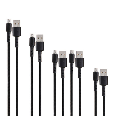 کابل تبدیل USB به microUSB کلومن مدل kd-30 مجموعه 5 عددی