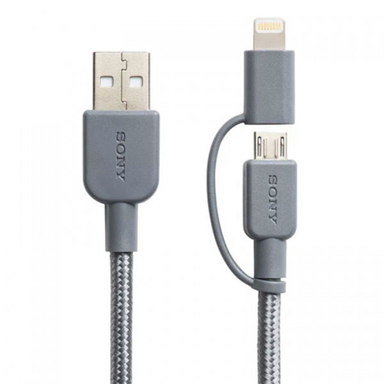 کابل تبدیل USB به microUSB لایتنینگ سونی مدل CP-ABLP150 طول 1.5 متر