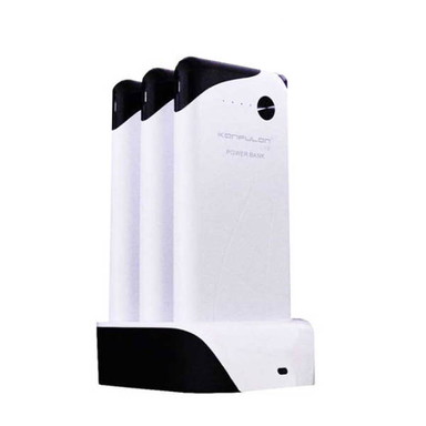 شارژر همراه کانفلون مدل PS-01 ظرفیت 30000 میلی آمپر ساعت بسته سه عددی