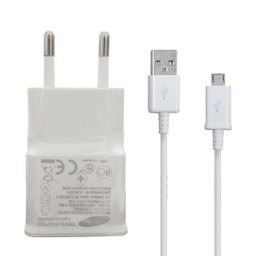 شارژر دیواری مدل ECB-DU4AWE به همراه کابل تبدیل microUSB غیر اصل