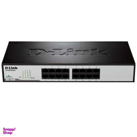 سوییچ 16 پورت غیر مدیریتی و دسکتاپ دی-لینک مدل DES-1016D