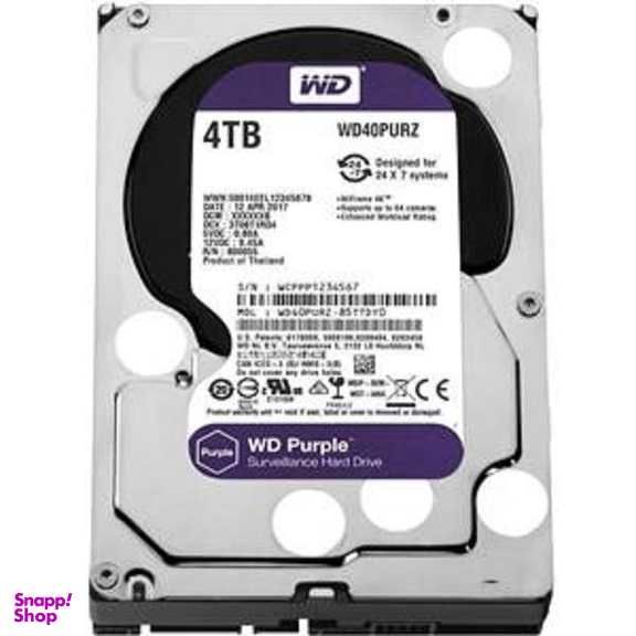 هارد دیسک اینترنال وسترن دیجیتال مدل WD AV-GP WD3200AVVS ظرفیت 4 ترابایت