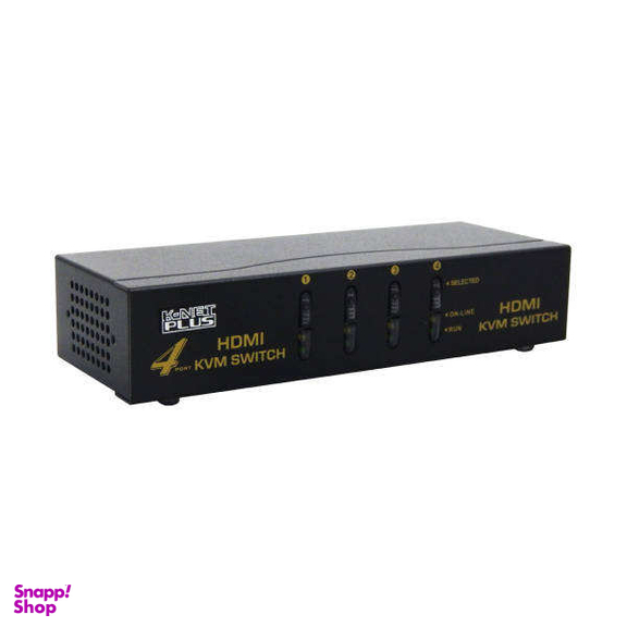 سوییچ 4 پورت HDMI KVM کی نت پلاس مدل KP-H624