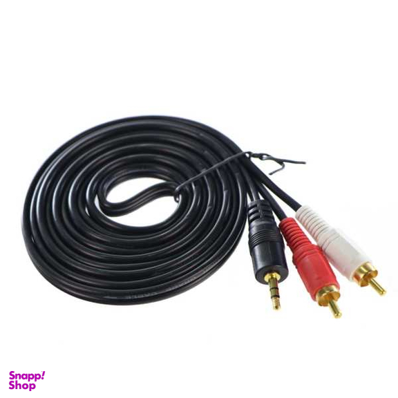 کابل تبدیل جک 3.5 میلی متری به RCA تسکو (Tsco) مدل TC-81 طول 2 متر