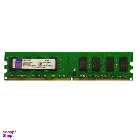 رم دسکتاپ DDR2 تک کاناله 800 مگاهرتز کینگستون مدل KVR800D2N6/2G ظرفیت 2 گیگابایت
