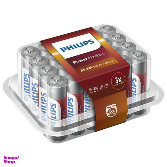 باتری قلمی فیلیپس مدل LR06P24P/97 بسته 24 عددی