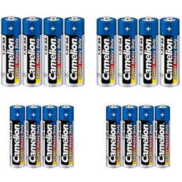 باتری قلمی و نیم قلمی کملیون مدل Super Heavy Duty مجموعه 16 عددی