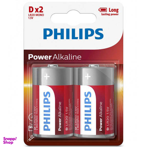 باتری D فیلیپس مدل LR20P2B97 بسته 2 عددی