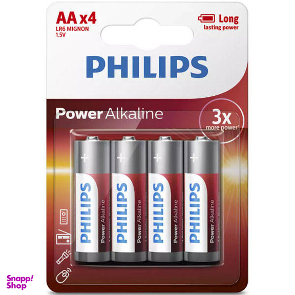 باتری قلمی فیلیپس مدل LR06P4B/97 بسته 4 عددی