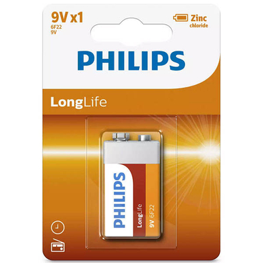 باتری کتابی فیلیپس مدل 6F22L1B/97