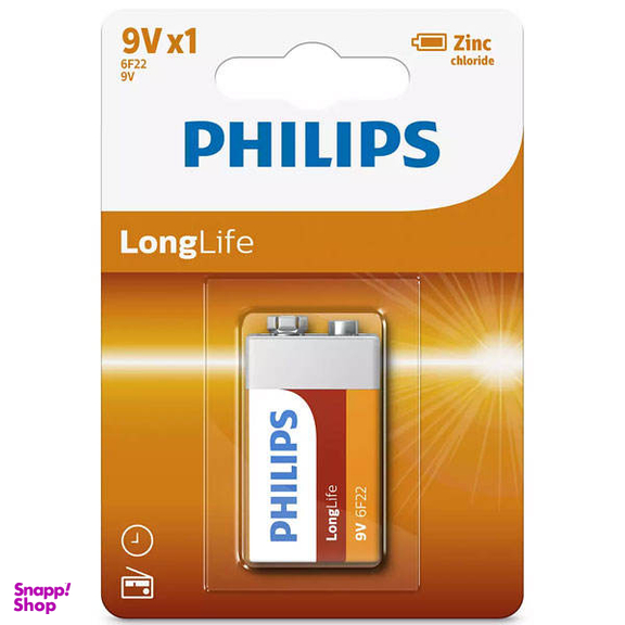 باتری کتابی فیلیپس مدل 6F22L1B/97