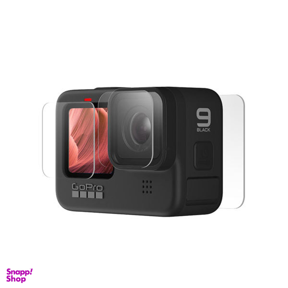 محافظ صفحه نمایش و لنز دوربین پلوز مدل PU507 مناسب برای دوربین ورزشی گوپرو Hero 9 مجموعه سه عددی