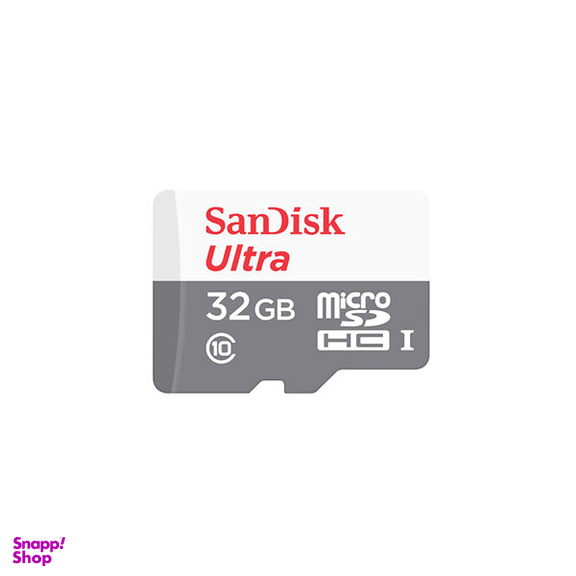 کارت حافظه microSDHC سن دیسک مدل Ultra کلاس 10 استاندارد UHS-I سرعت 100MBps ظرفیت 32 گیگابایت