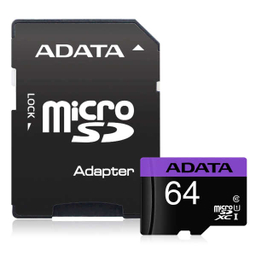 کارت حافظه microSDHC ای دیتا (Adata) مدل Premier کلاس 10 استاندارد UHS-I سرعت 80MBps ظرفیت 64 گیگابایت