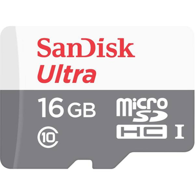 کارت حافظه microSDHC سن دیسک مدل Ultra کلاس 10 استاندارد UHS-I U1 سرعت 80MBps 533X ظرفیت 16 گیگابایت