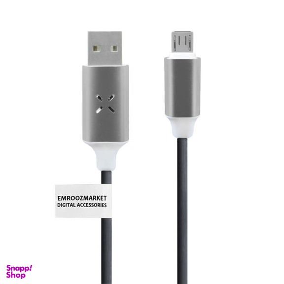 کابل تبدیل USB به microUSB امروزمارکت مدل EM10B10 طول 1 متر