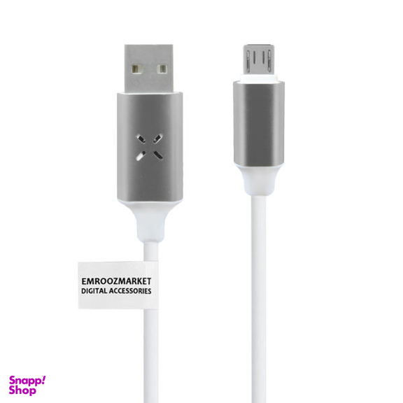 کابل تبدیل USB به microUSB امروزمارکت مدل EM10B11 طول 1 متر