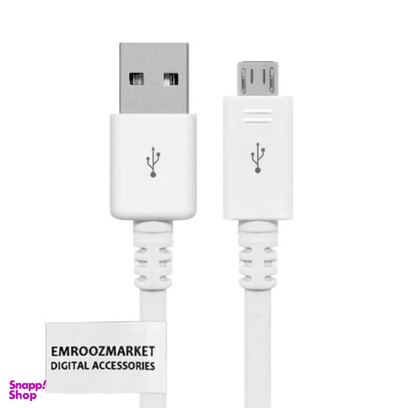 کابل تبدیل USB به microUSB امروزمارکت مدل EM10B12 طول 1 متر